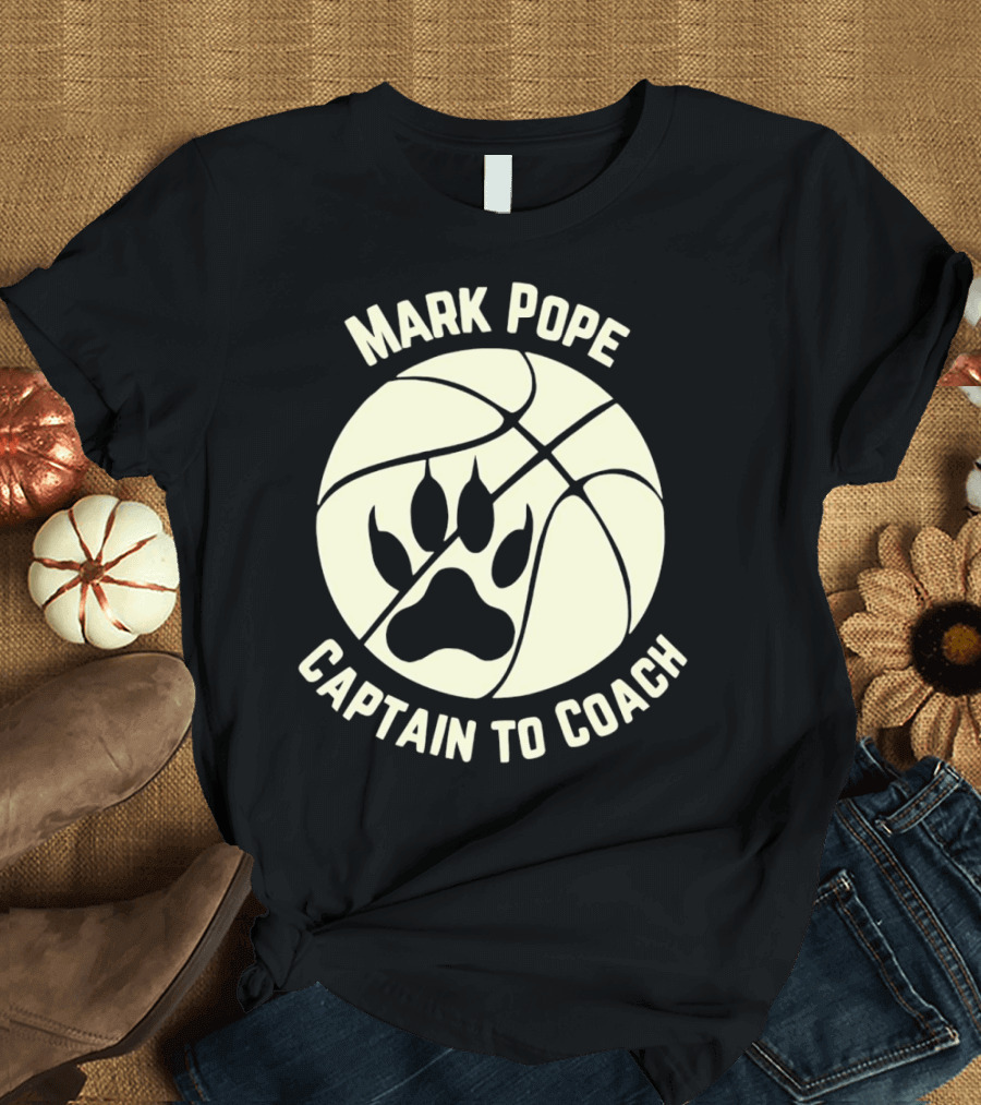 Mark Pope Captain to Coach Kentucky Basketball Legend T-Shirt