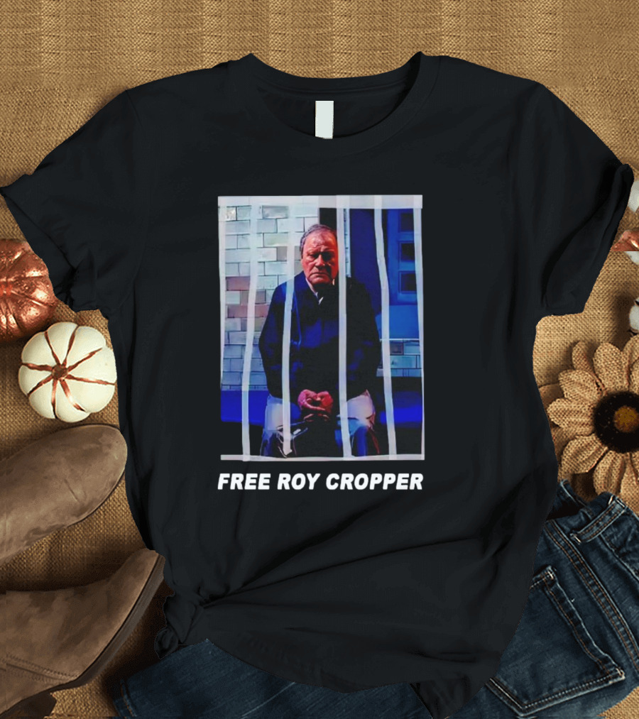 Coronation Street Free Roy Cropper Jail Image T-Shirt