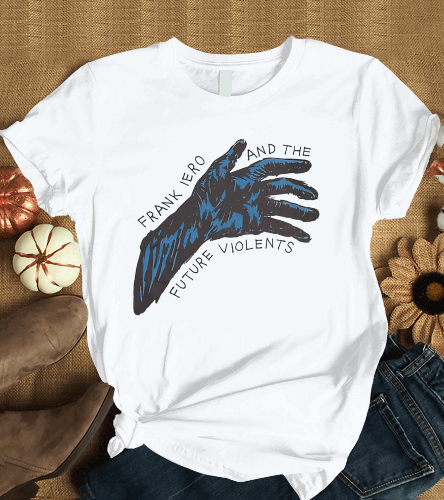 Frank Iero and the Future Violents Blue Hand T-Shirt