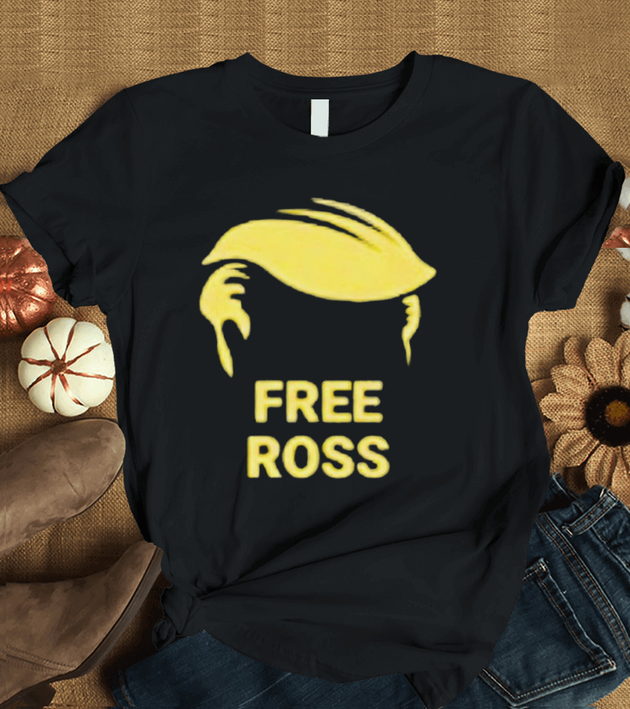Trump Hair Silhouette Free Ross T-Shirt