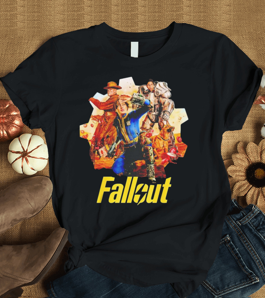 Fallout New Vegas Power Armor Dog旅者 T-Shirt