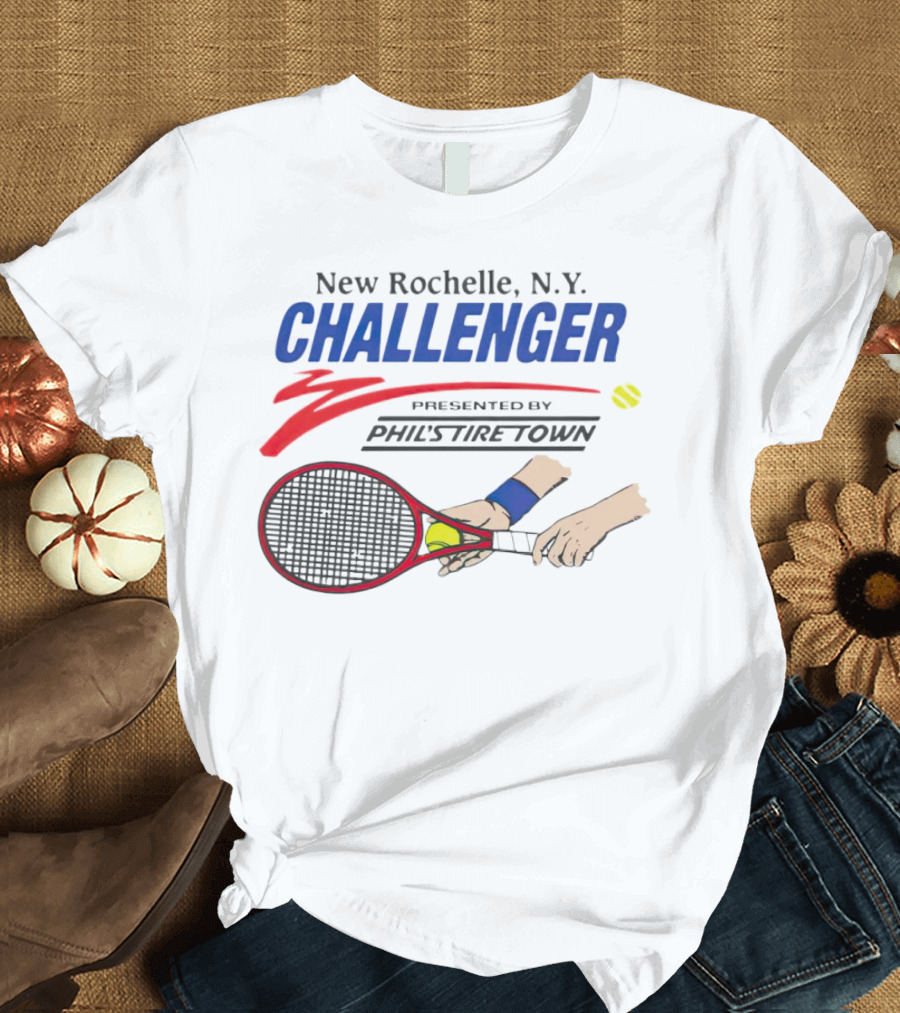 New Rochelle NY Challenger Tennis Tournament Presented By Philstiretown T-Shirt