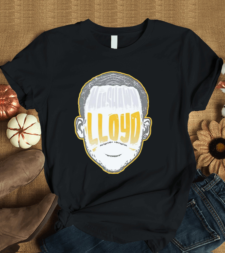 MarShawn Lloyd Face Illustration Football Packers Influence T-Shirt