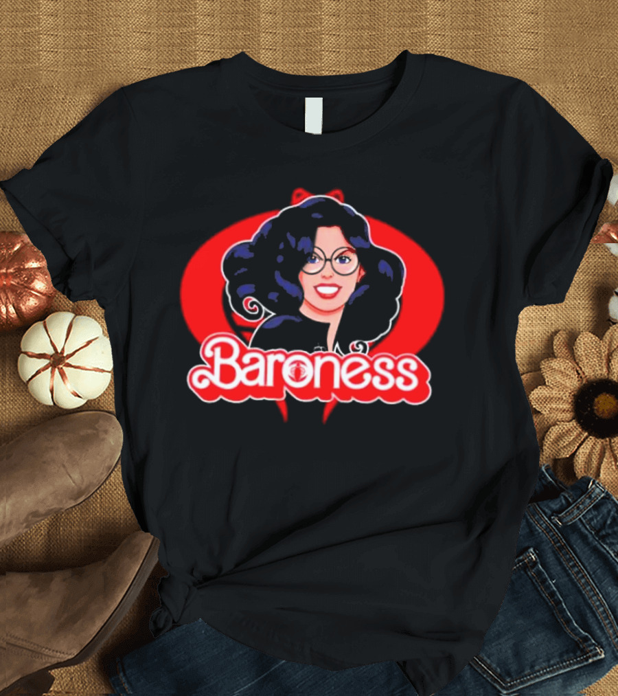 Baroness Cobra Femme Fatale Icon with Glasses T-Shirt