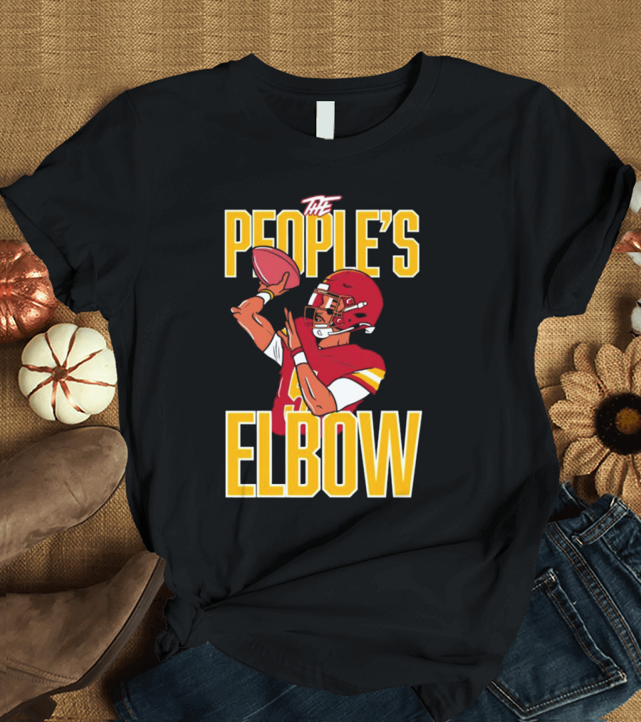The People’s Elbow Washington Commanders Football Player Quarterback T-Shirt