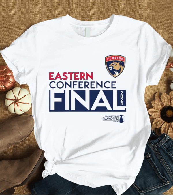 T-Shirt: Florida Panthers 2024 Stanley Cup Playoffs Eastern Conference Final T-Shirt Florida Panthers 2024 Stanley Cup Playoffs Eastern Conference Final T-Shirt