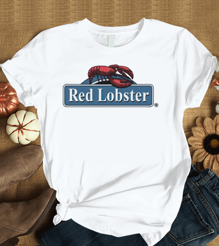 Red Lobster Seafood Restaurant Logo Emblem T-Shirt