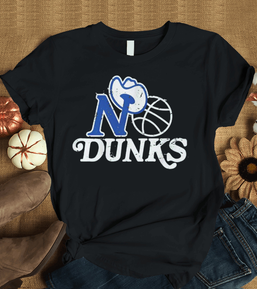 Dallas Mavericks No Dunks Cowboy Basketball T-Shirt