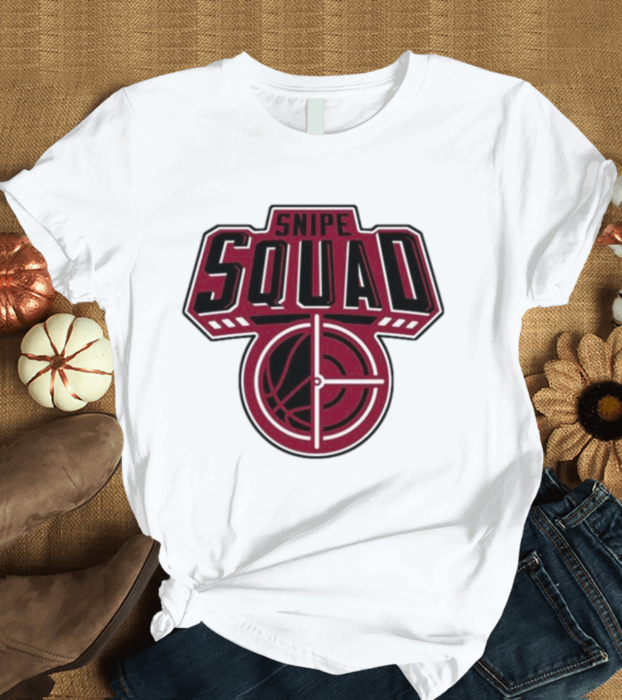 Toronto Raptors Snipe Squad Basketball Target T-Shirt