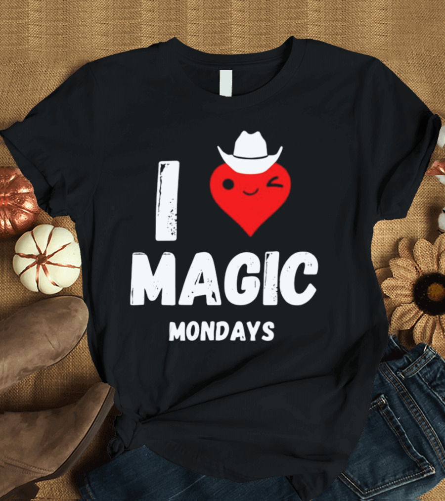 I Heart Cowboy Magic Mondays T-Shirt