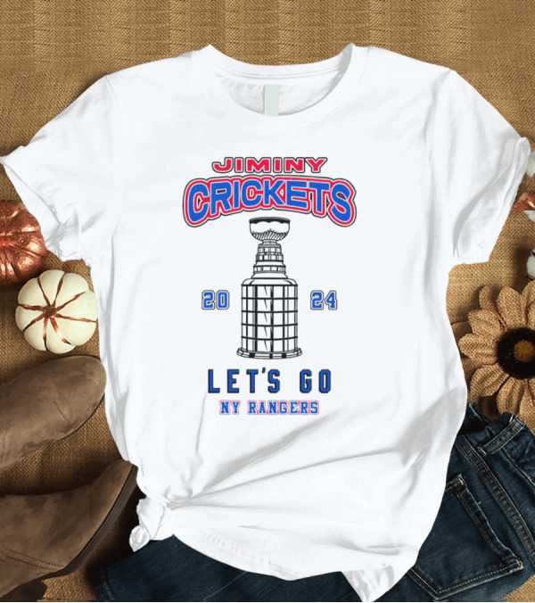 T-Shirt: Jiminy Crickets Let's Go NY Rangers T-Shirt Jiminy Crickets Let's Go NY Rangers T-Shirt