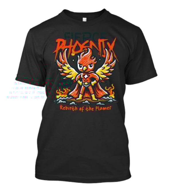 Fierce Phoenix Rebirth Of The Flames T-Shirt