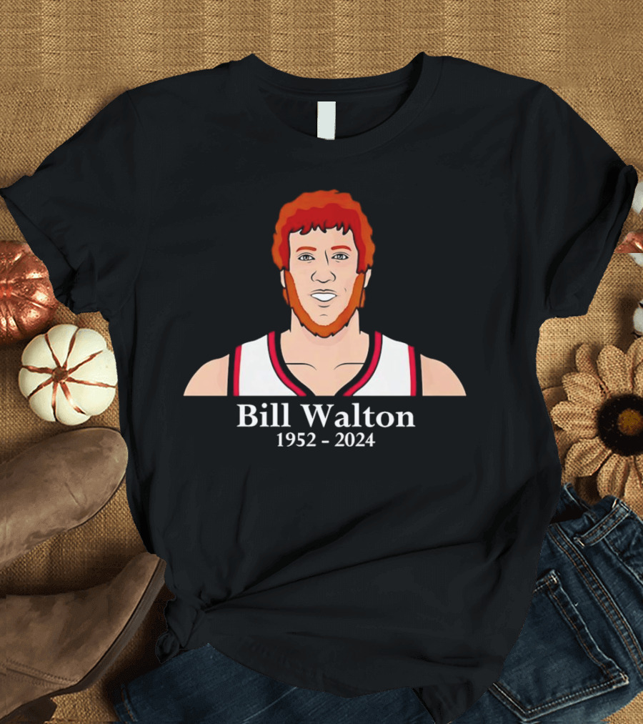 Bill Walton 1952-2024 Portland Trail Blazers Basketball T-Shirt