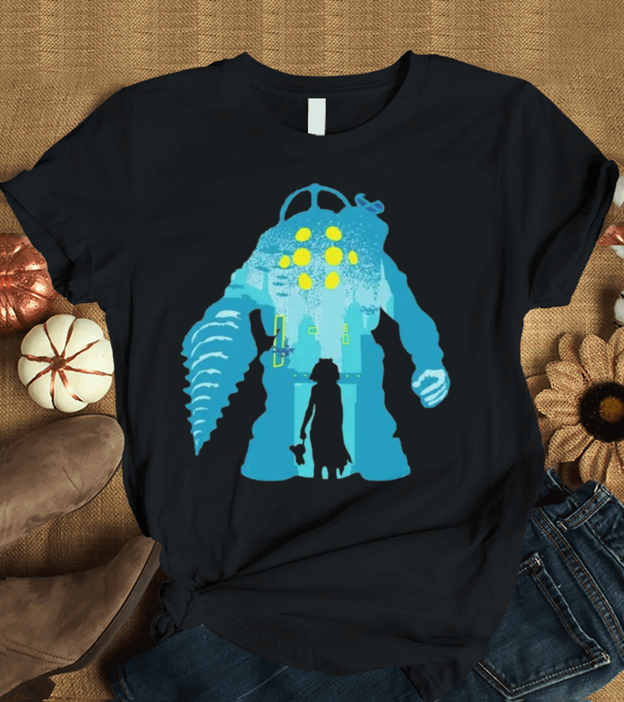 Big Daddy and Little Sister BioShock Underwater Adventure T-Shirt