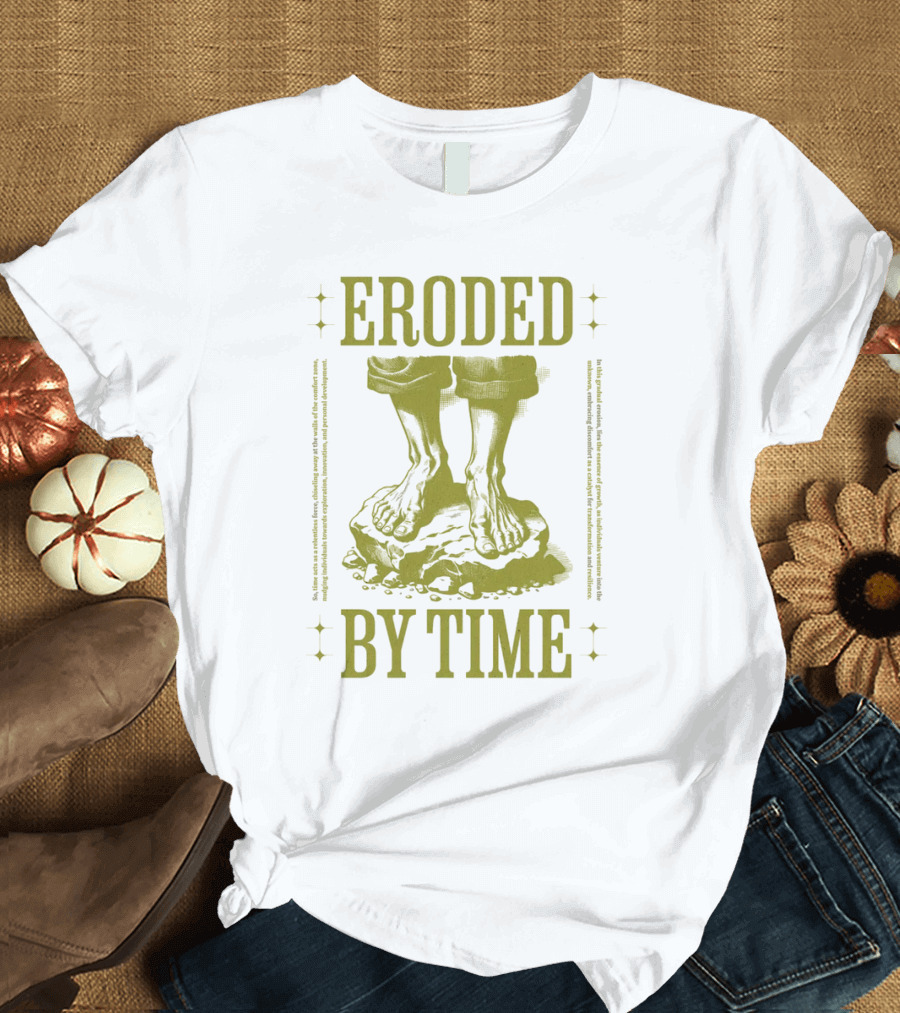 Eroded by Time Standing on Rock T-Shirt