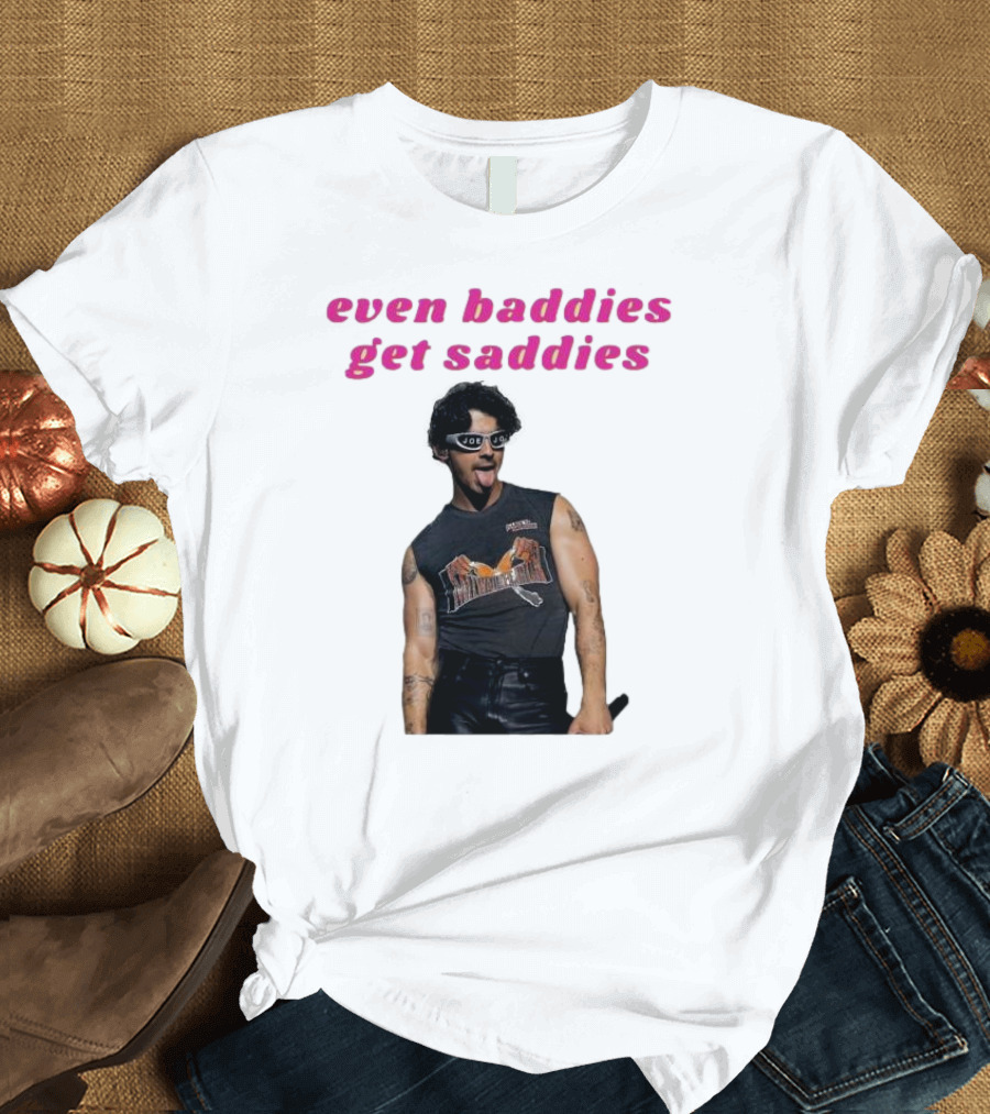 Joe Jonas Even Baddies Get Saddies Rocker T-Shirt