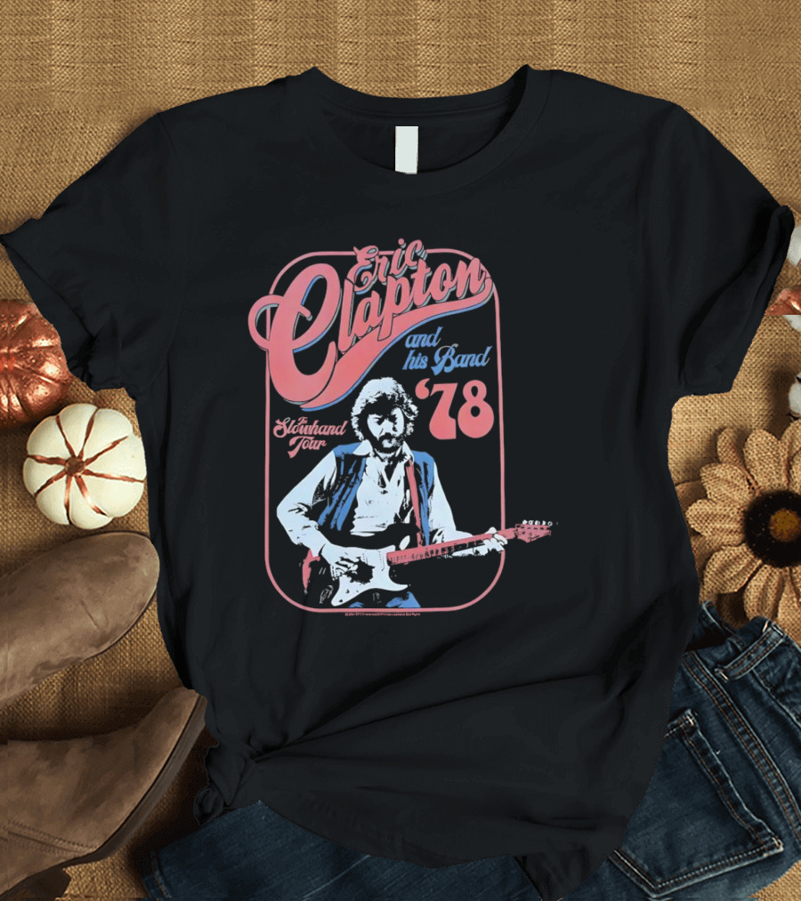 Eric Clapton and His Band Slowhand Tour '78 T-Shirt