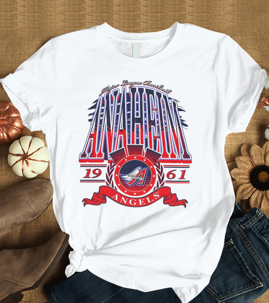 Major League Baseball Anaheim Angels 1961 T-Shirt