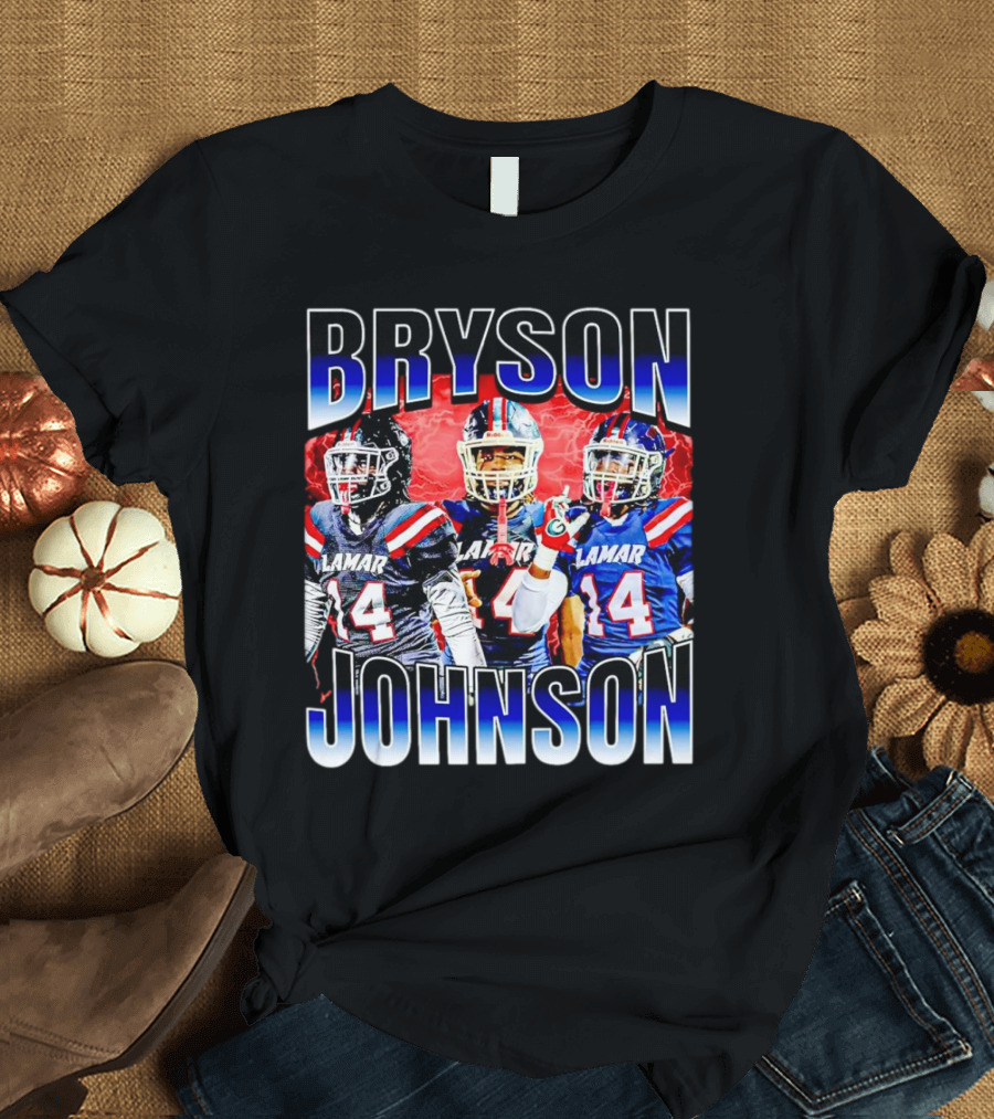 Bryson Johnson Lamar 44 Football Vintage T-Shirt