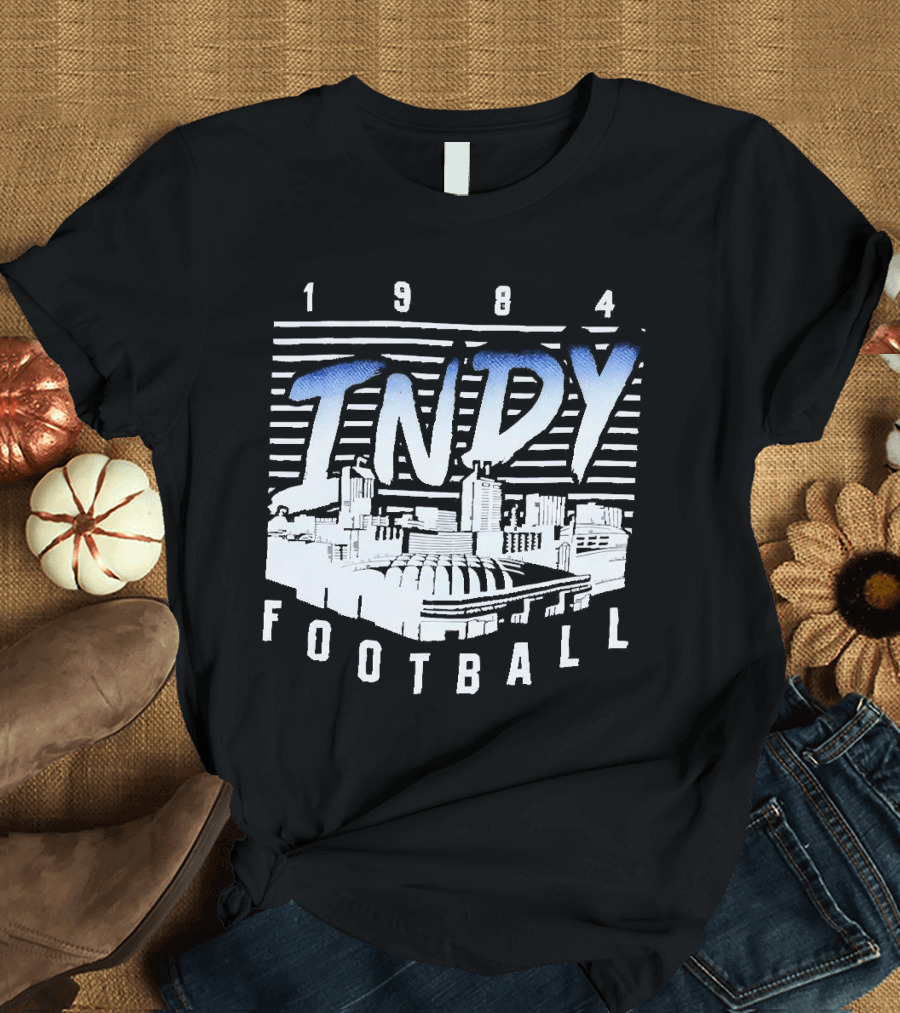 1984 Indy Football Skyline T-Shirt