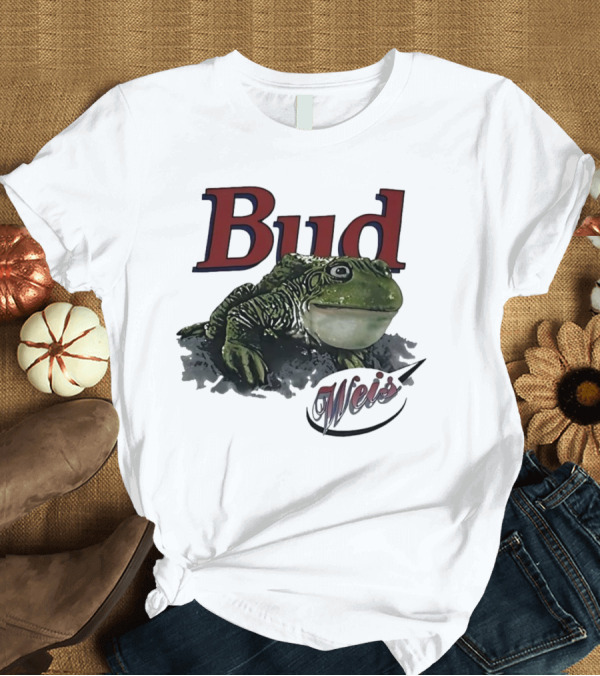 T-Shirt: Budweiser Bud Weis Frog T-Shirt Budweiser Bud Weis Frog T-Shirt