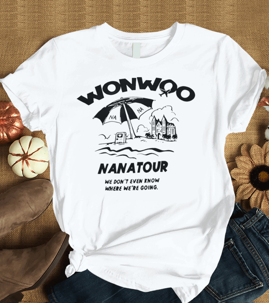 Wonwoo Nanatour Adventure We Don't Even Know Where We're Going T-Shirt