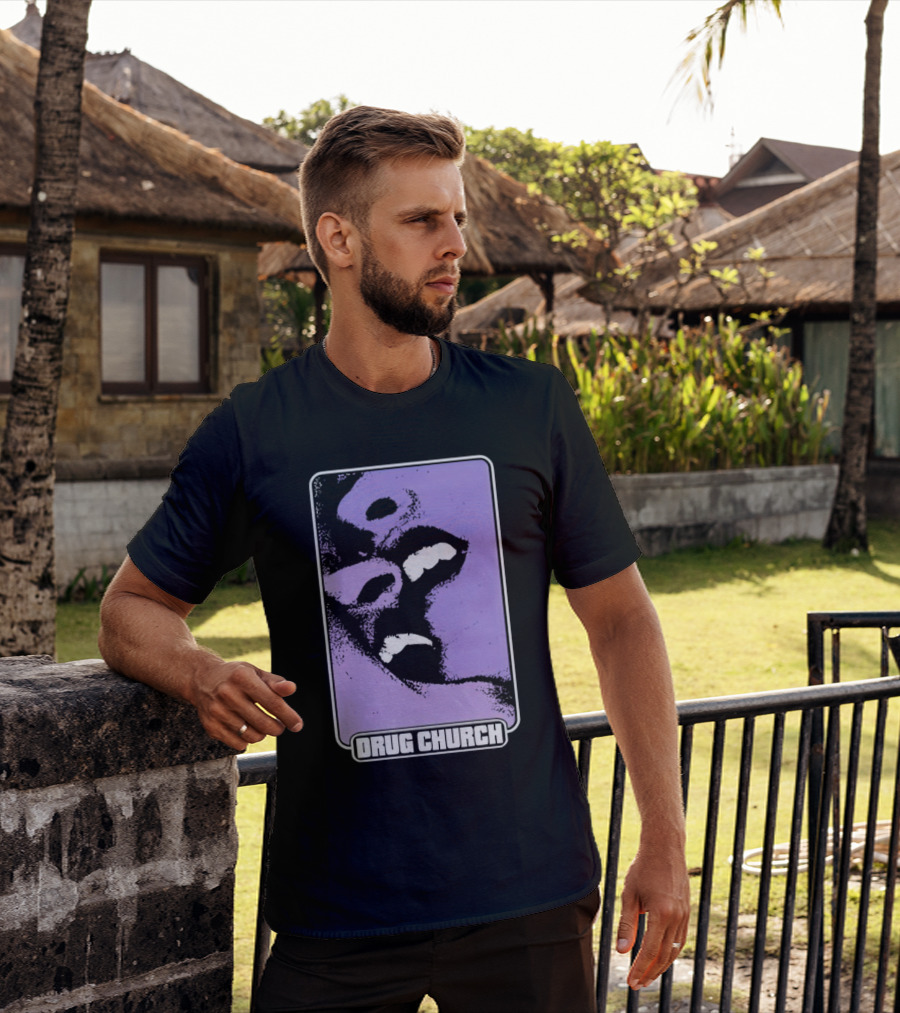 Drug Church Purple Lips Pure Noise T-Shirt