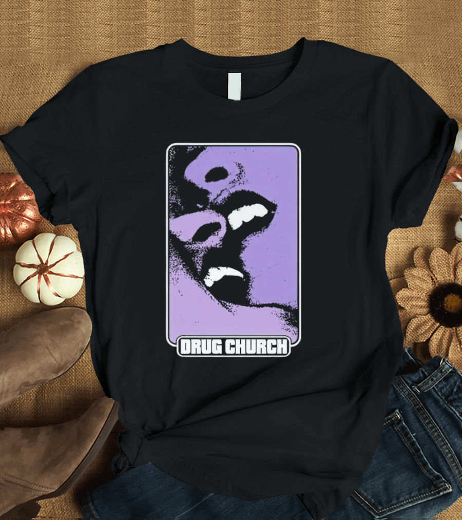 Drug Church Purple Lips Pure Noise T-Shirt