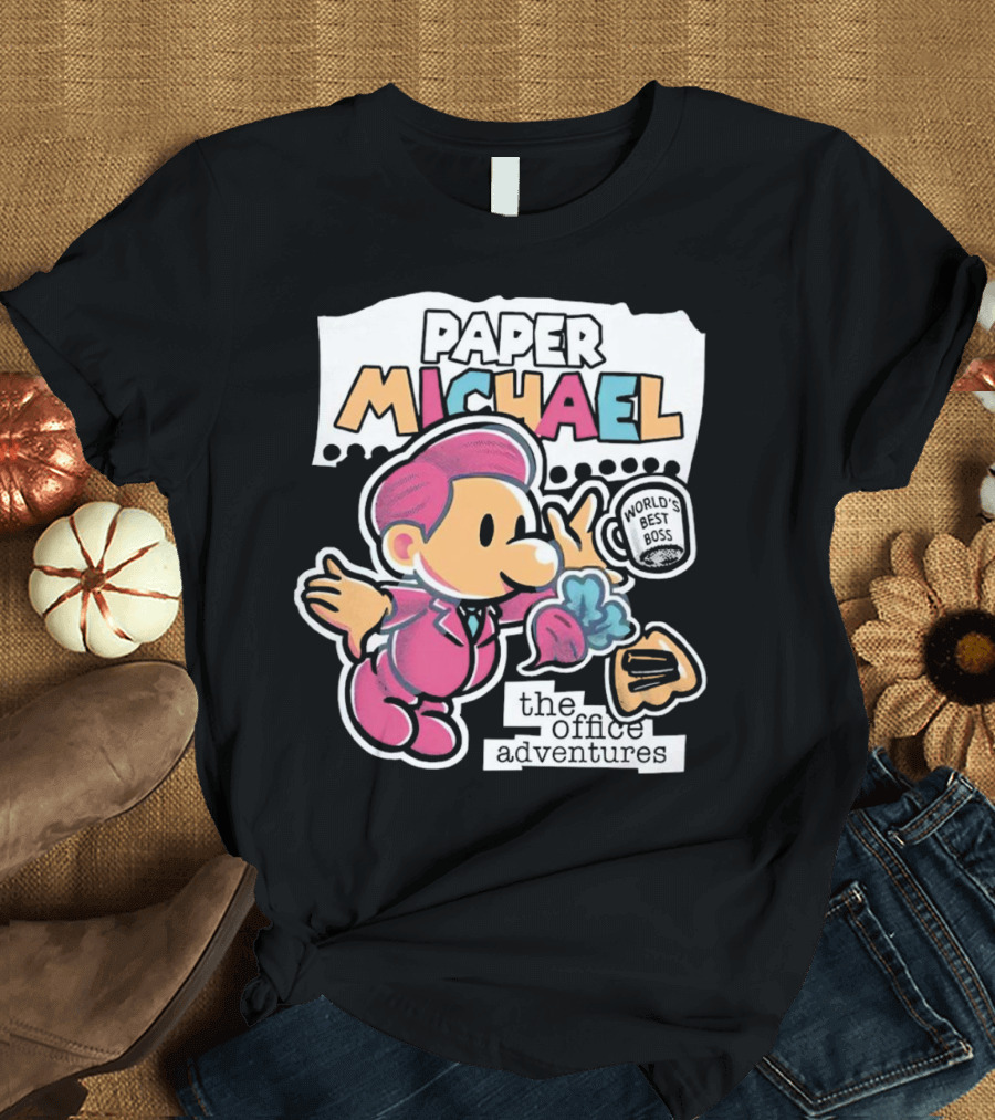 Paper Michael World's Best Boss the Office Adventures T-Shirt