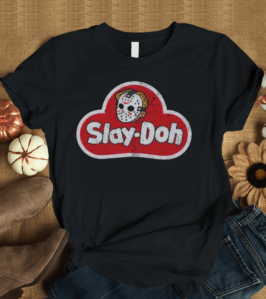 Slay-Doh Jason Mask Horror T-Shirt