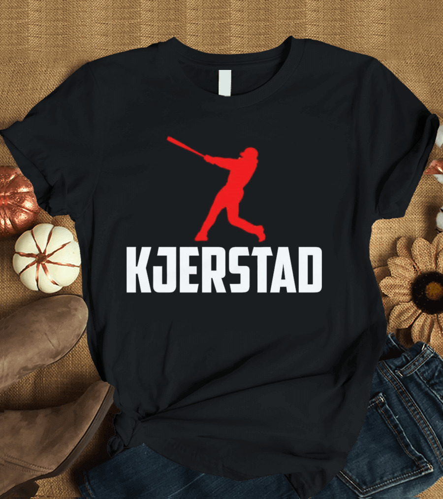 Kjerstad Baseball Player Silhouette Baltimore Orioles T-Shirt
