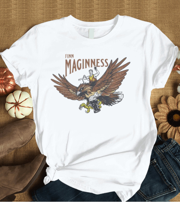 T-Shirt: Finn Maginness Eagle Illustration with Number 37 and Football T-Shirt Finn Maginness Eagle Illustration with Number 37 and Football T-Shirt