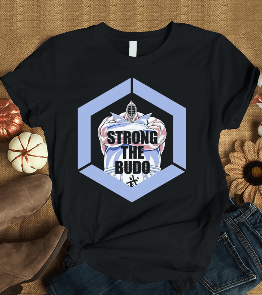 Strong the Budo Martial Arts Warrior Hexagon Emblem T-Shirt