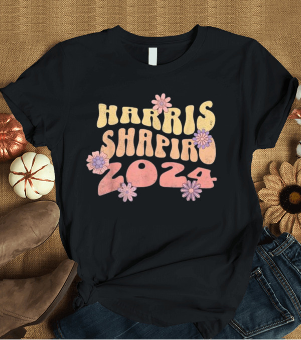 T-Shirt: Harris Shapiro 2024 Floral Wavy 60s T-Shirt Harris Shapiro 2024 Floral Wavy 60s T-Shirt