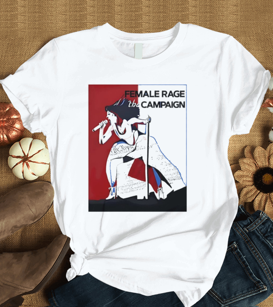Kamala Harris Female Rage the Campaign T-Shirt