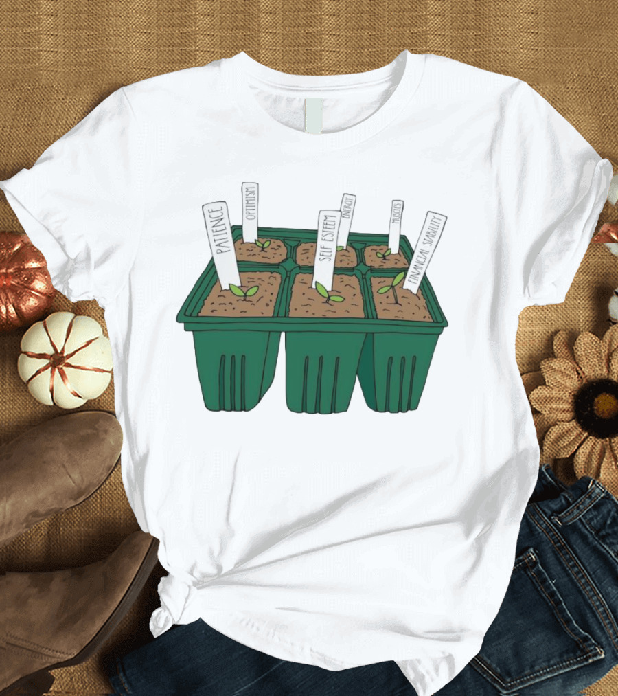 Patience Optimism Self Esteem Energy Finance Responsibility T-Shirt