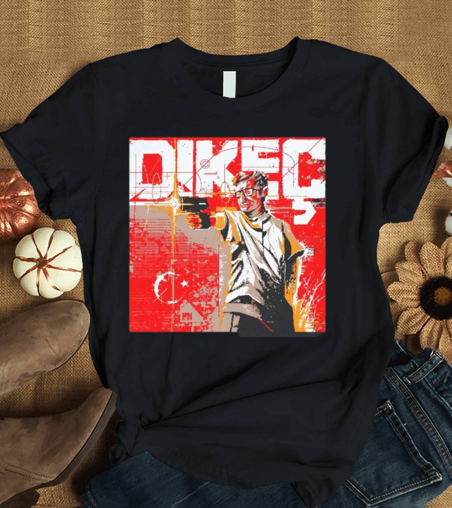 Dikeç Shooter Turkey Paris 2024 Pixel T-Shirt