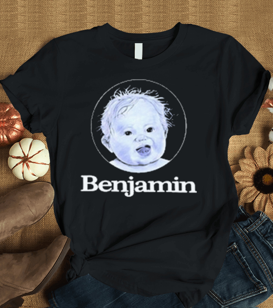 Garrett Watts Baby Benjamin Funny Sketch Drawing T-Shirt