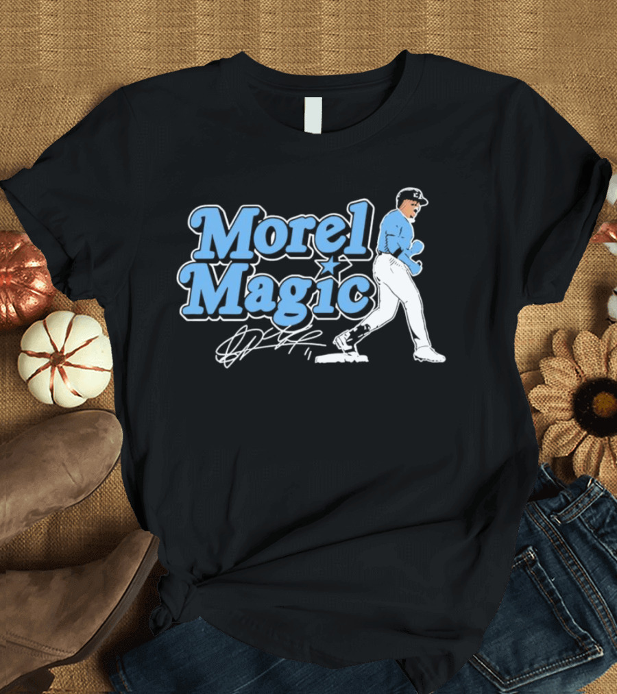 Morel Magic Christopher Morel Tampa Bay Rays Signature T-Shirt
