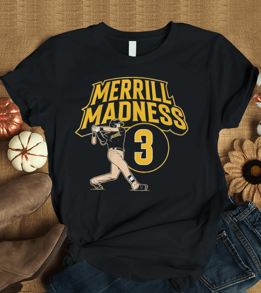 Merrill Madness 3 Jackson San Diego Padres T-Shirt
