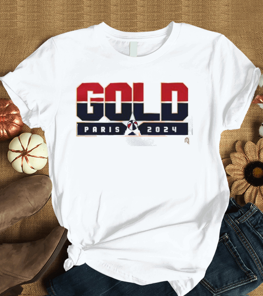 GOLD Paris 2024 Team USA T-Shirt