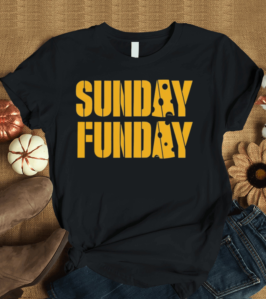 Green Bay Packers Cheesy Sunday Funday T-Shirt
