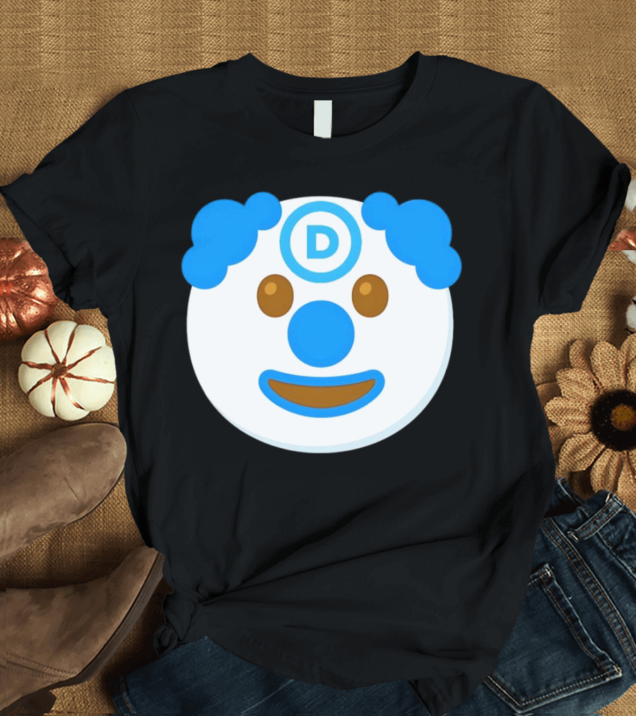 Kamala Harris and Tim Walz Liars Clown Emoji Democrat T-Shirt
