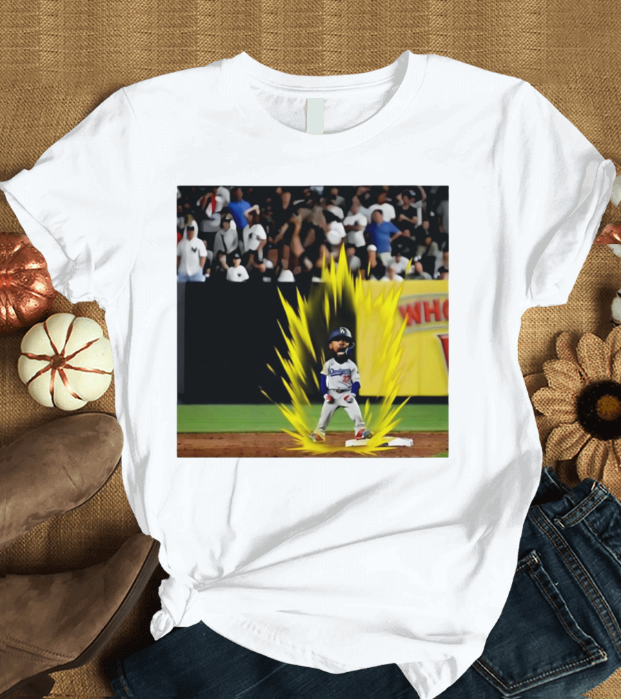 Teoscar Hernández Dodgers Super Saiyan Walk-Off Moment T-Shirt