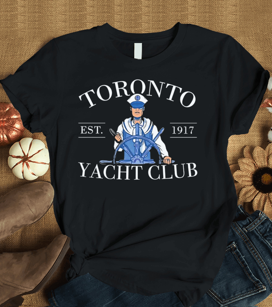 TORONTO YACHT CLUB EST. 1917 SAILOR AT HELM T-Shirt