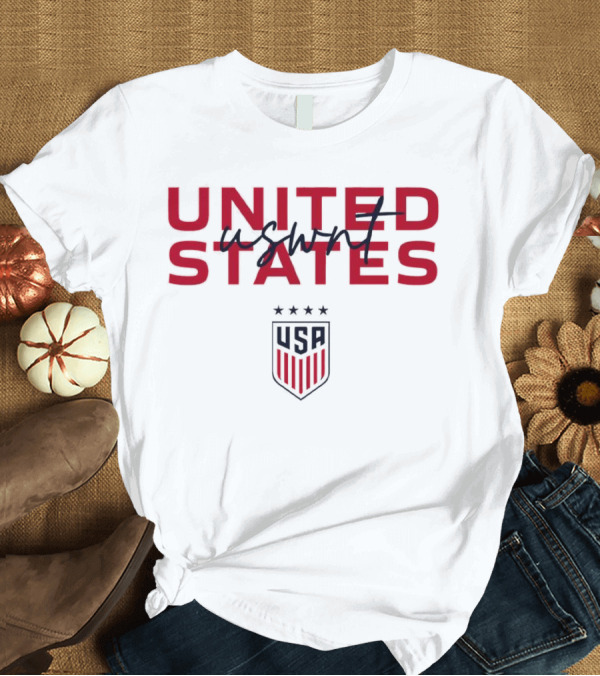 T-Shirt: United States USWNT USA T-Shirt United States USWNT USA T-Shirt