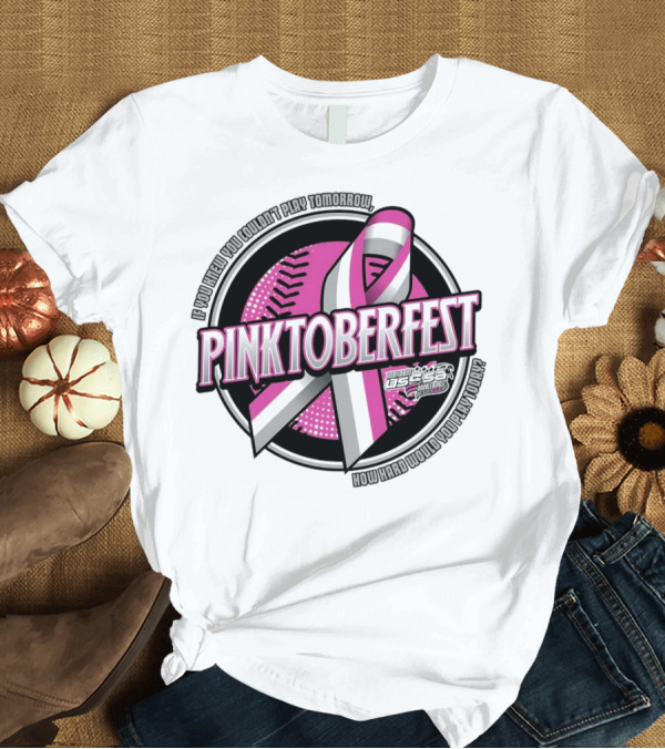 T-Shirt: USSSA Ohio Fast Pitch Pinktoberfest 2024 Breast Cancer Awareness Ribbon and Softball T-Shirt USSSA Ohio Fast Pitch Pinktoberfest 2024 Breast Cancer Awareness Ribbon and Softball T-Shirt