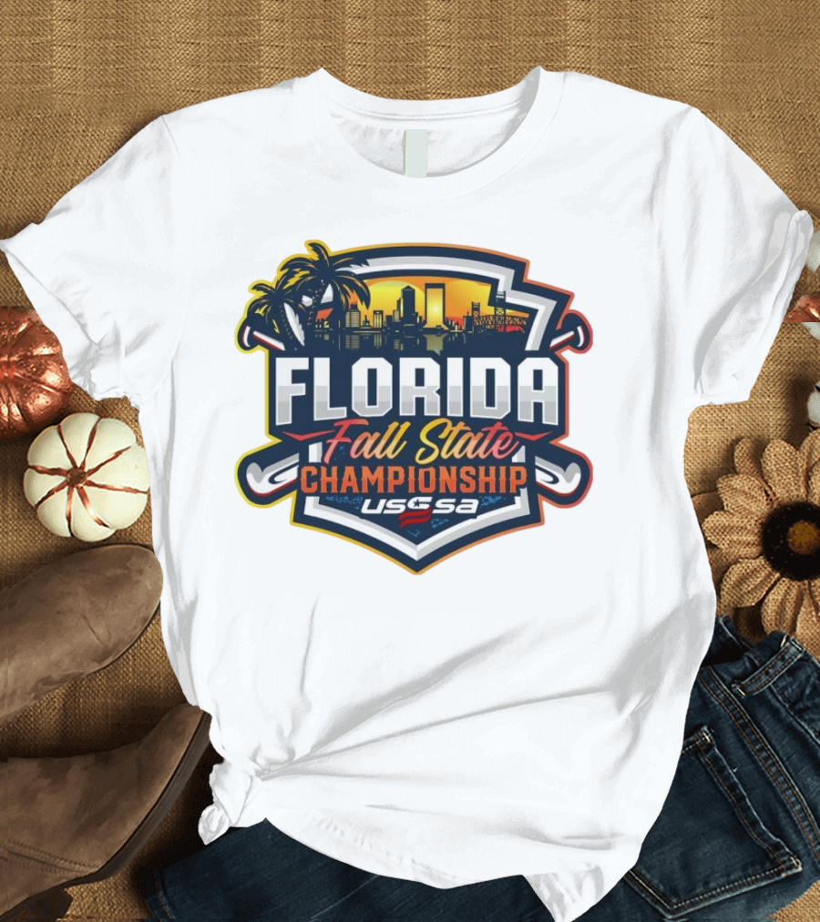 USSSA Florida Fall State Championship 2024 Skyline Palms Iconic Baseball Bats T-Shirt