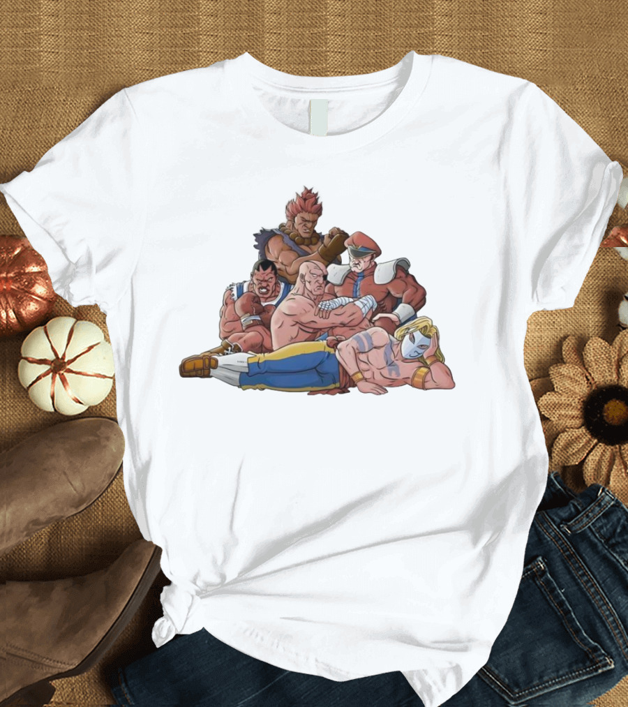 Street Fighter Villains Pose as The Breakfast Club Characters T-Shirt