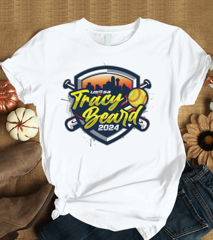 USSSA Texas Fast Pitch Tracy Beard 2024 Skyline Softball T-Shirt